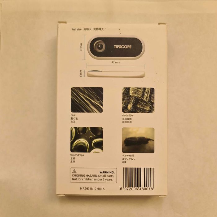 Микроскоп TIPSCOPE 20X-400X для мобильных телефонов