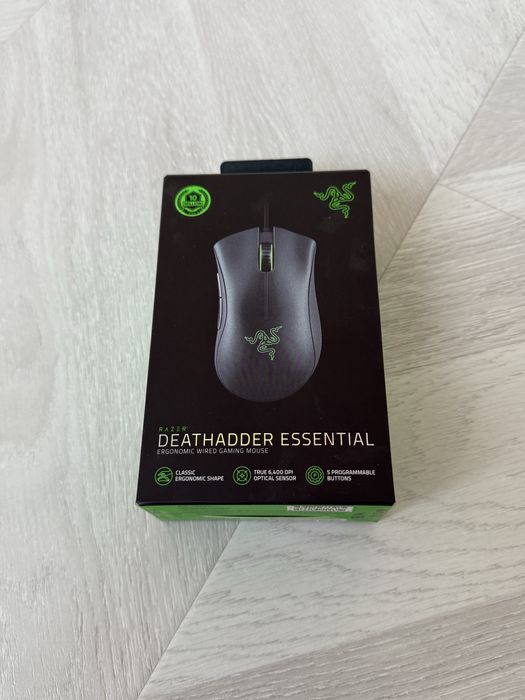 Игровая мышь Razer DeathAdder Essential, проводная