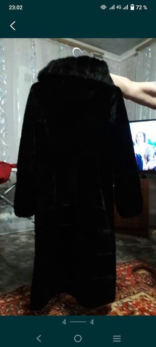 Продам шубу мутон с норкой