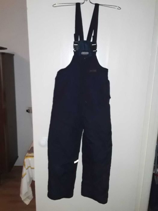 Штаны на лямках зимние