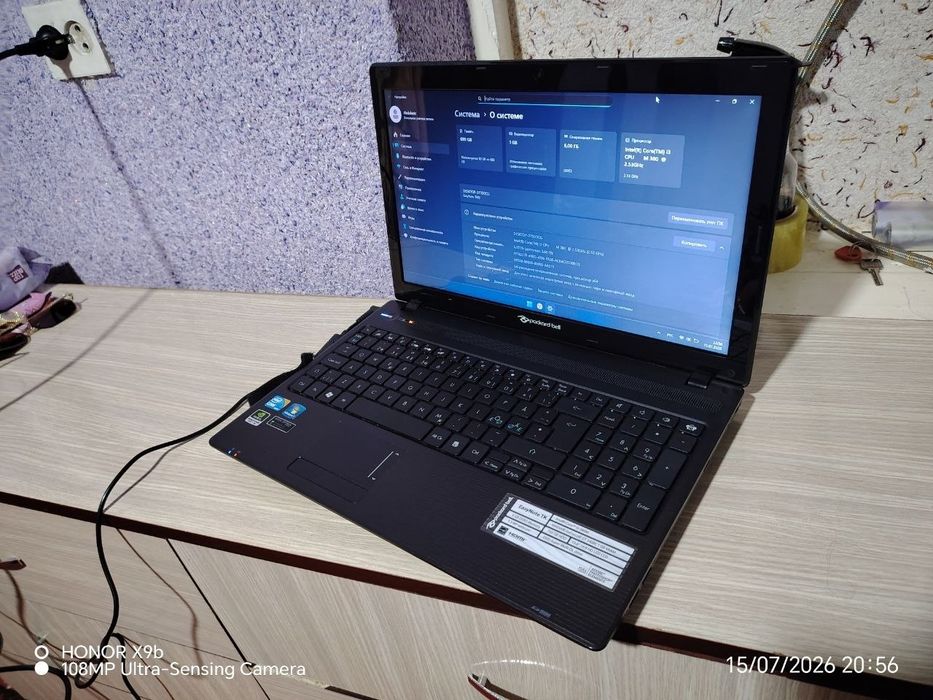 Игравой ноутбук packard bell сотилади  90$.