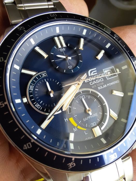 Casio Edifice EFS 570D  Solar Safir