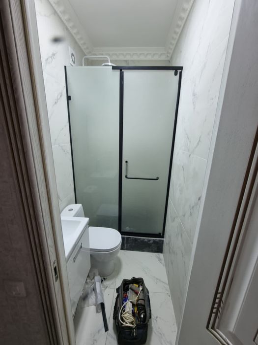 Стеклянные перегородки душевые кабины душ кабина шторки для ванна