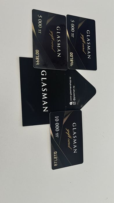 Продам сертификаты Glassman 20к за 15к