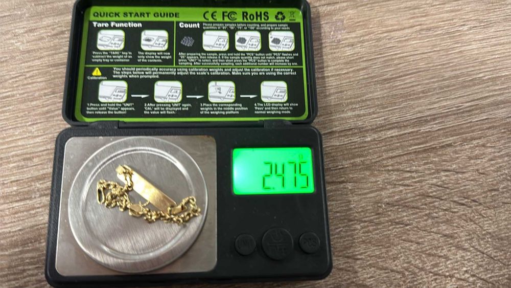 Златна гривна 2.5гр
