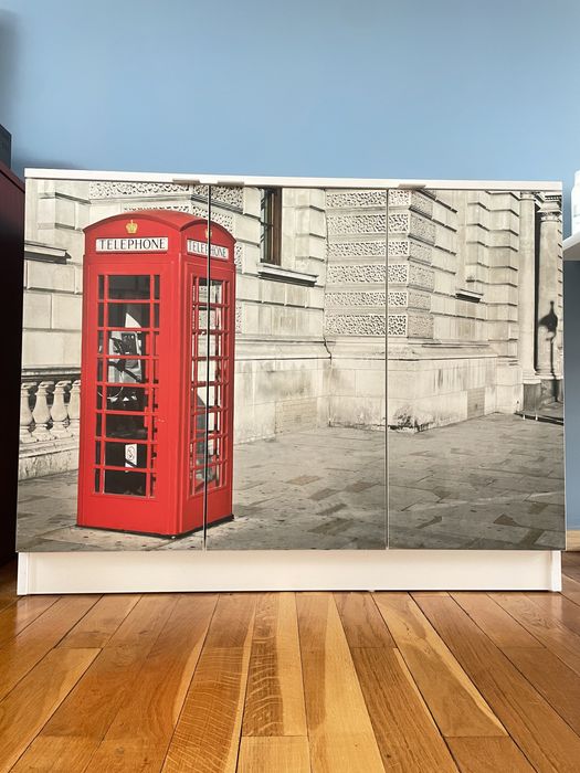 Скрин шкаф Лондон от Айко 102/79/35 + подарък стенен часовник