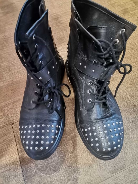 Y2k gothic biker boots готик рок боти