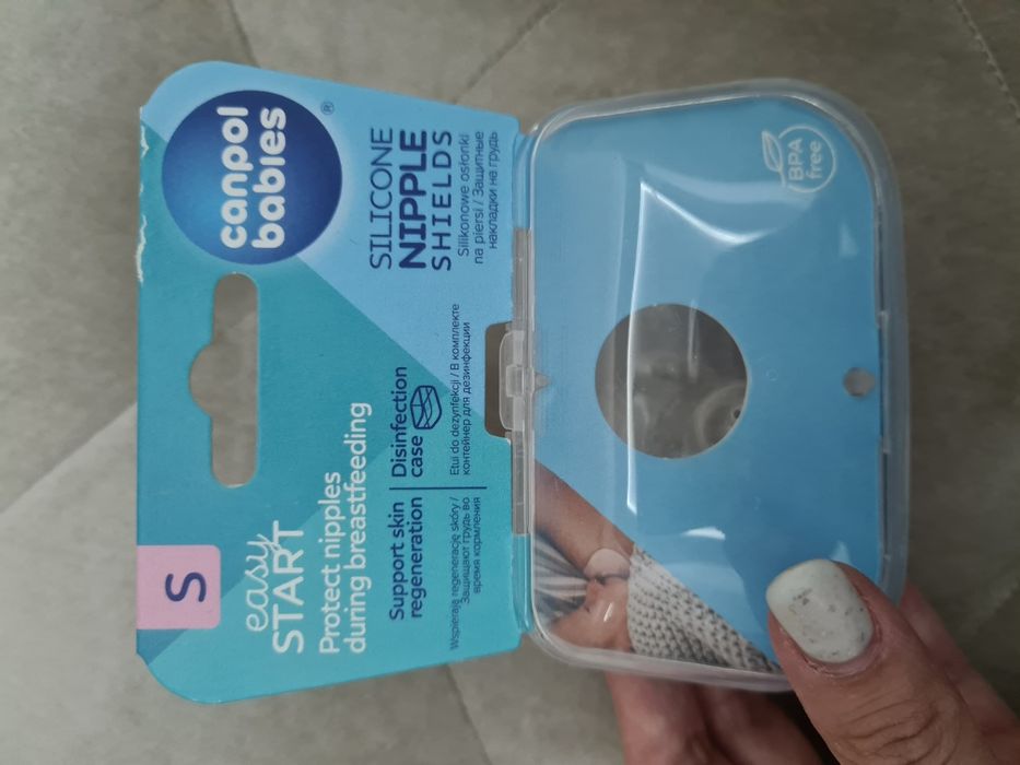 Силиконовые накладки на соски S Canpol babies EasyStart 2 шт