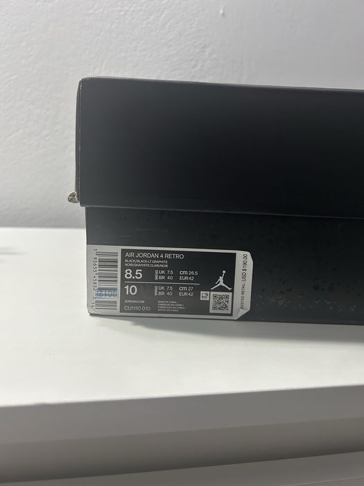 Jordan 4 black cat | size 42