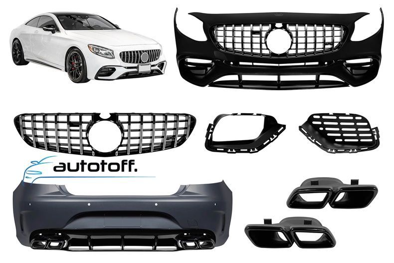 Pachet compatibil cu Mercedes S-Coupe C217 (2014-2020) S63 Design