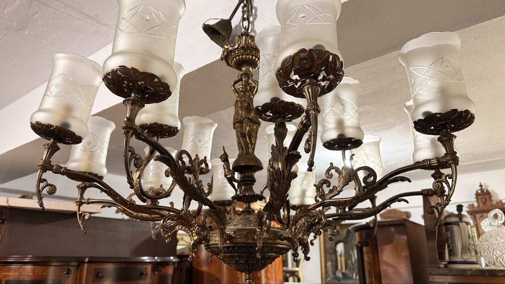 Candelabru Mare Vintage Bronz