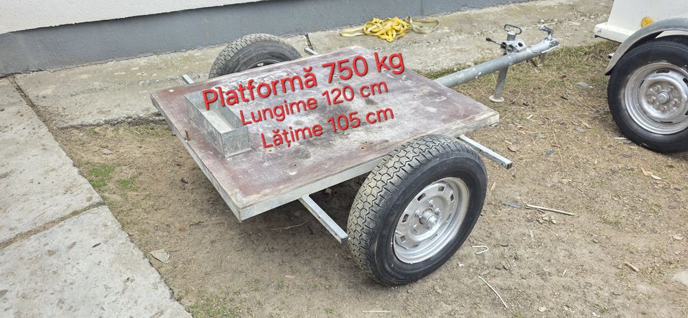 Remorci /platformă 750 kg