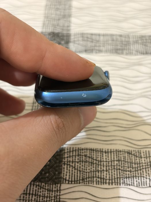 Apple watch series 7 45mm blue + 12 каишки