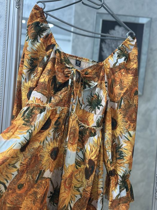 Rochie imprimeu floarea soarelui