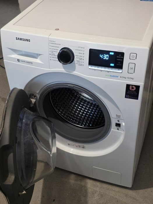 Пералня със сушилня Samsung WD80J6410AW В перфектно състояние