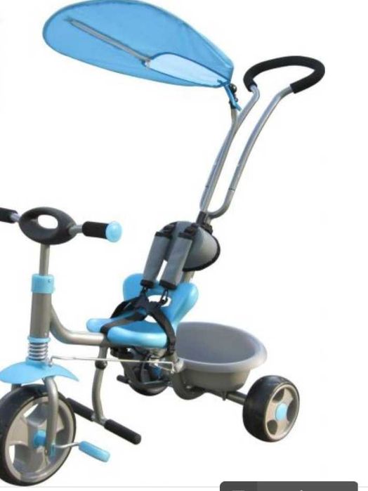 Детска триколка синя със сенник Moni