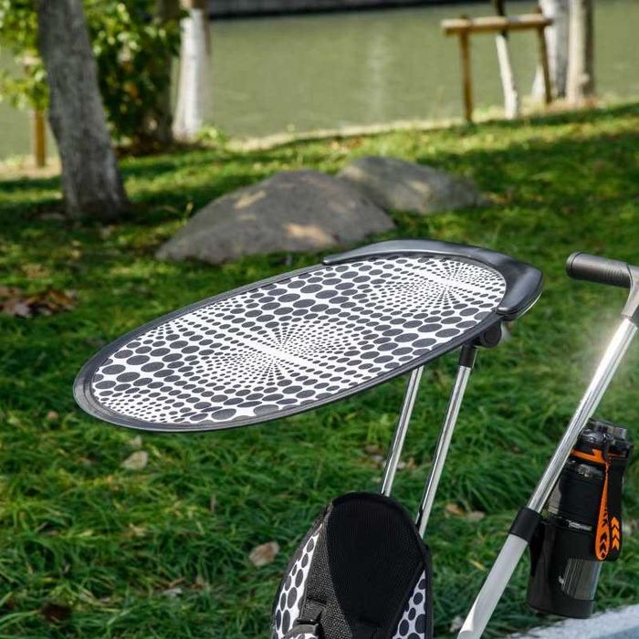 Детска триколка HOMCOM 6 в 1 с лост за бутане, сенник, колан, за 1-5 г