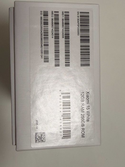 Xiaomi 15 – 12GB RAM / 128GB, на 8 месеца
