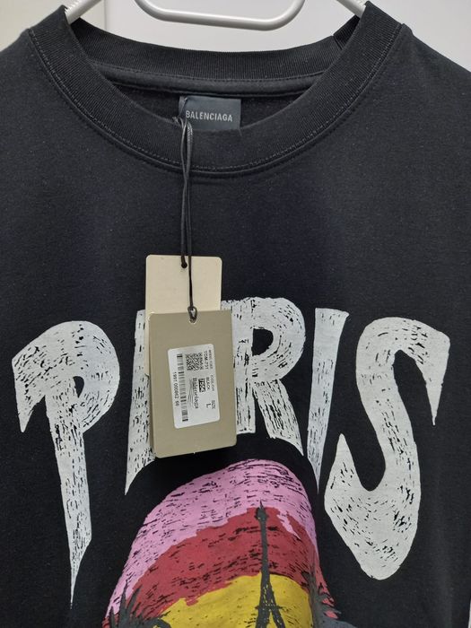 Tricou bumbac gros premium Balenciaga