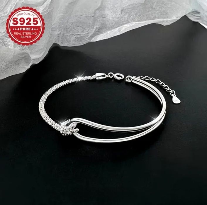 Сребърни гривни с печат 925