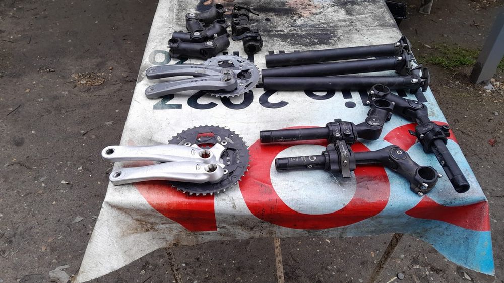 Set piese / componente schimb bicicleta mountainbike