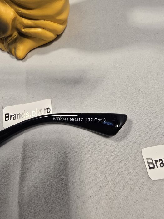 Promotie - Ochelari de soare polarizati Emporio Armani, negri, P841, made in Italy
