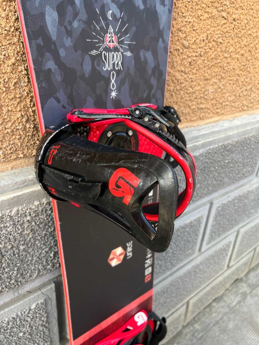 placa snowboard salomon super 8 L154