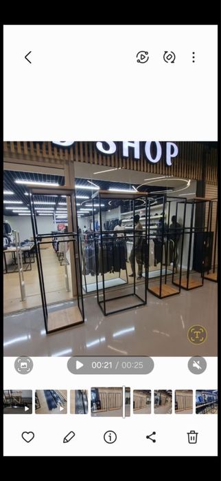 Оборудование для магазина одежды