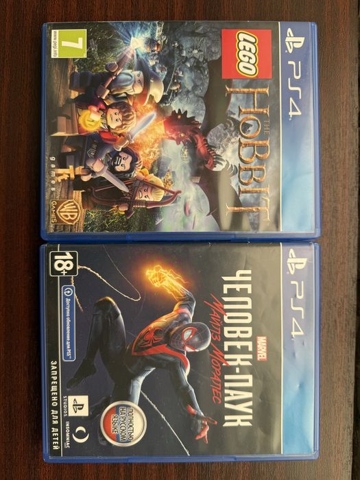 Диски lego hobbit, spider man