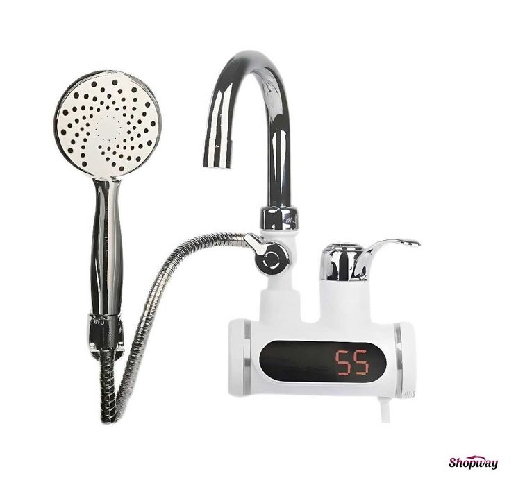 Проточный водонагреватель с душем Delimano