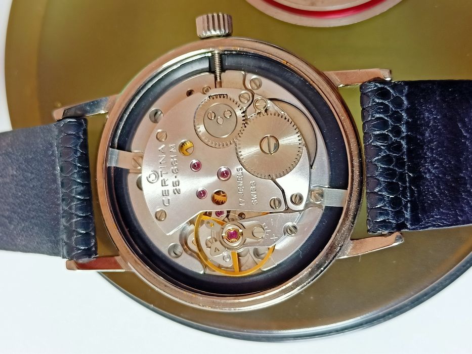 Ceas mecanic Certina 17 rubine