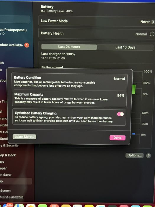 MacBook Air 13″ (2020), cip Apple M1, 8 GB RAM, 256 GB SSD