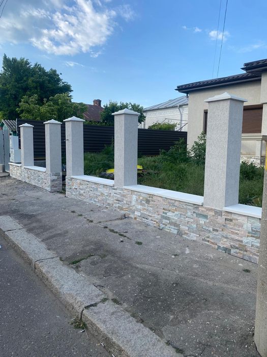 Coame/intervale/centura/fundatie gard