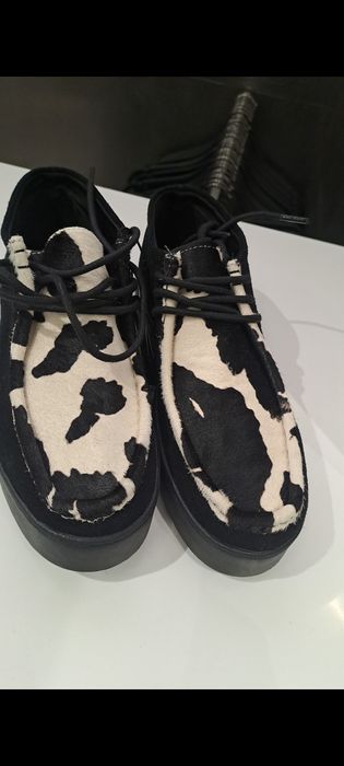 Pantofi PB din piele întoarsă și piele de vacaEditie Limitata,41