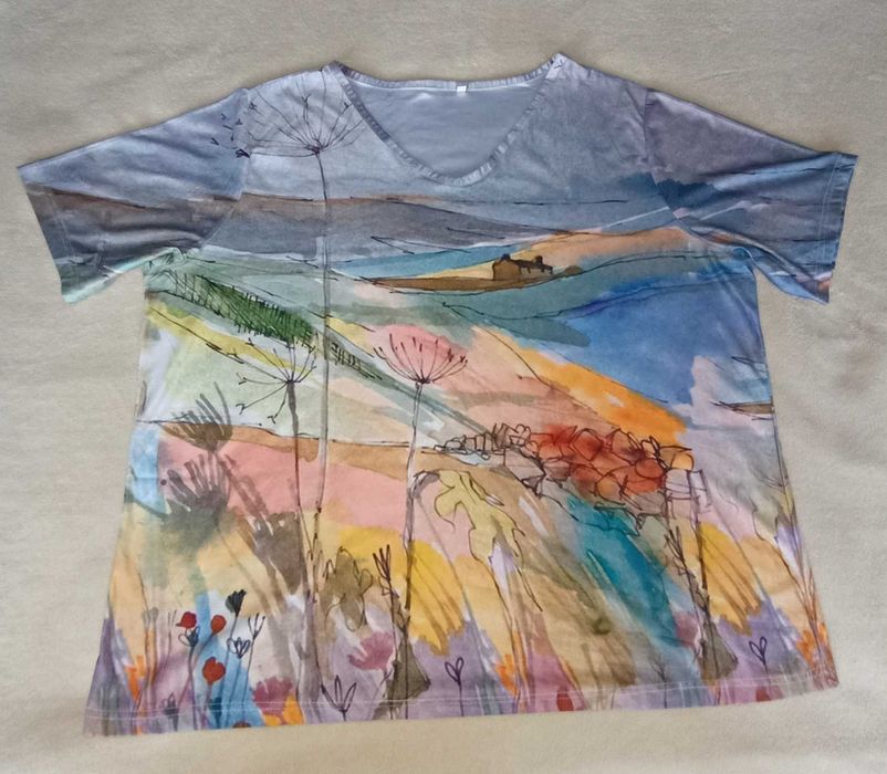 РАЗПРОДАЖБА - Страхотни МАКСИ летни блузи - 5ХЛ - ИЗГОДНО !