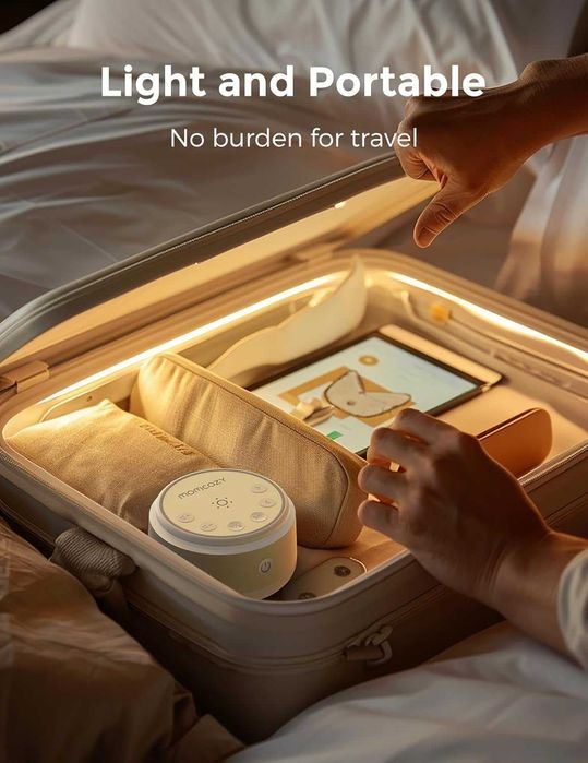 Momcozy Звукова машина бял шум за бебе - 20 успокояващи звука