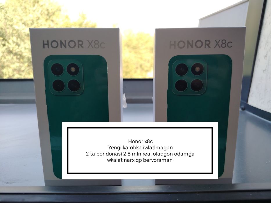 Honor x8c yengi karobka