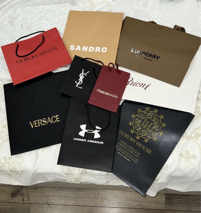 Оригинальные брендовые пакеты