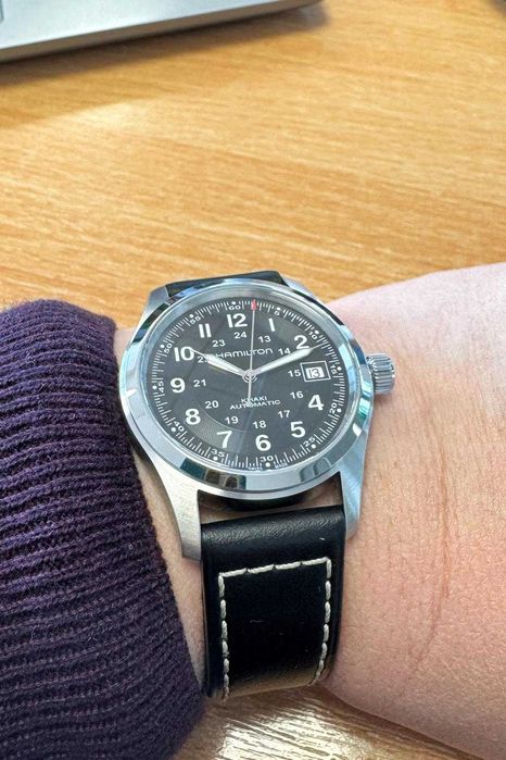 Hamilton Khaki Field automatic 38 mm - set complet - garanție - ca nou