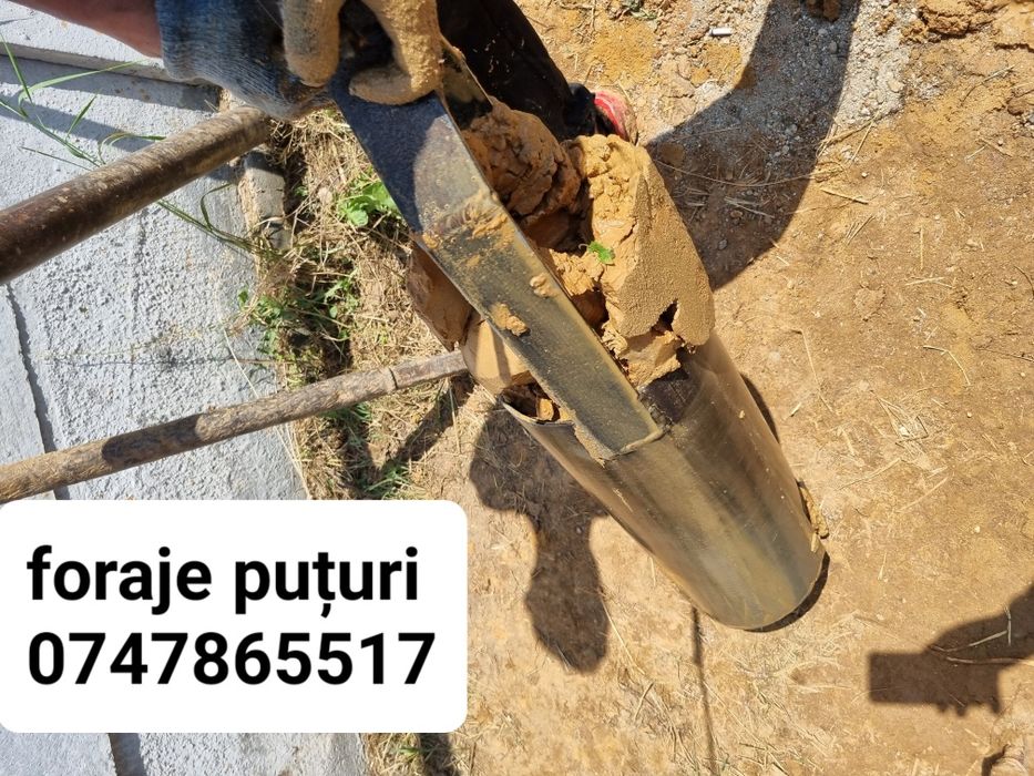 Foraje puturi piloni