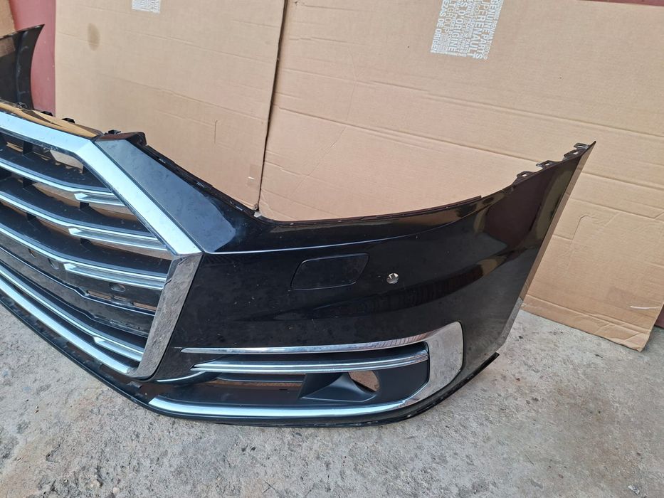 Bară fată Audi A 8 + grilă centrală  2018/2022 + Far stg  800 lei