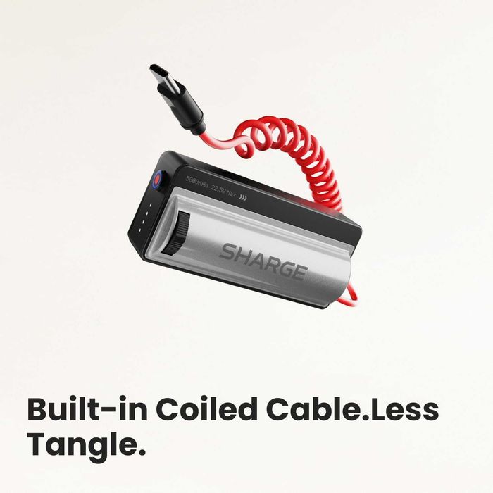 Външна батерия Sharge Grip с безжично управление на камерата, 5000 mAh