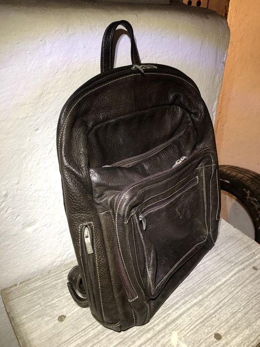 Vand rucsac din piele, maron, stare buna - handmade by DACOMA