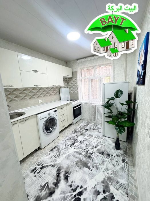 * МЕТРО ХАМЗА 1/1/4 Чиланзар 5 квартал Евроремонт МЕБ+ТЕХ Продаётся