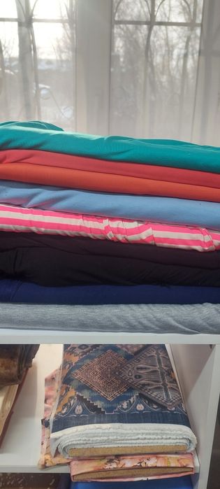 Распродажа тканей.