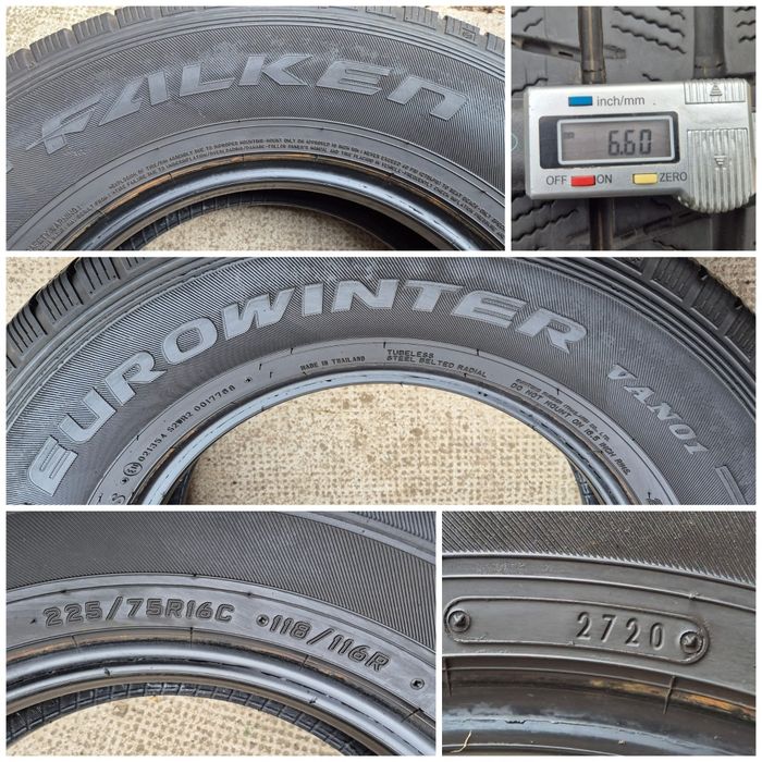 O bucată 225/75 R16C M+S iarnă - una Lassa Semperit Vredestein Falken