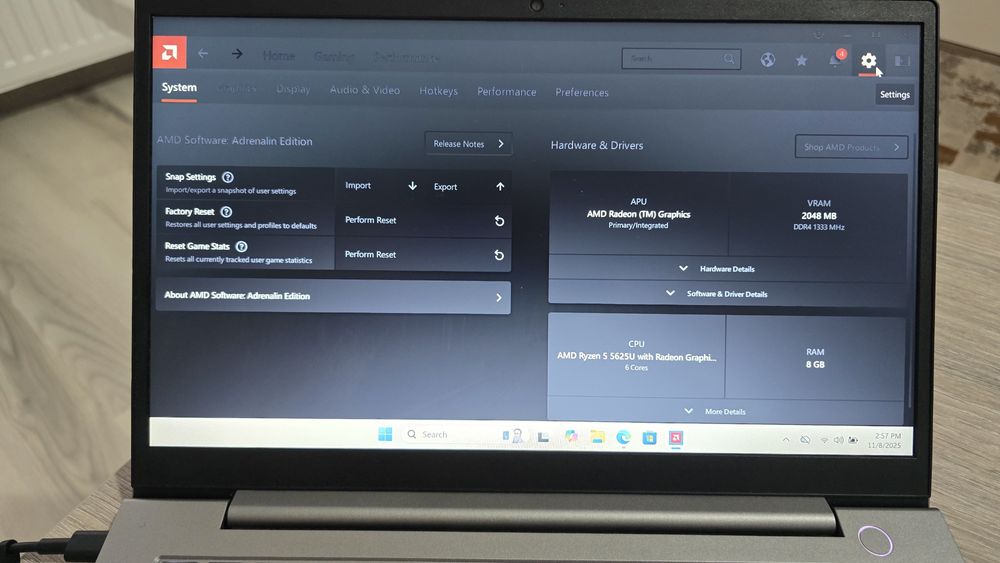 Laptop Lenovo Thinkbook 14 gen4, ryzen5, 14,1,256 gb ssd, video 2gb
