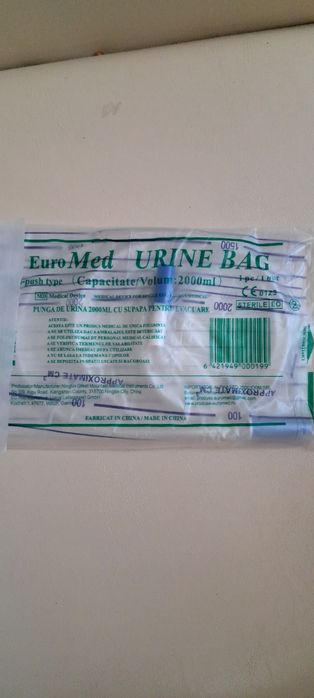 Pungi urinare sterile 2000 ml