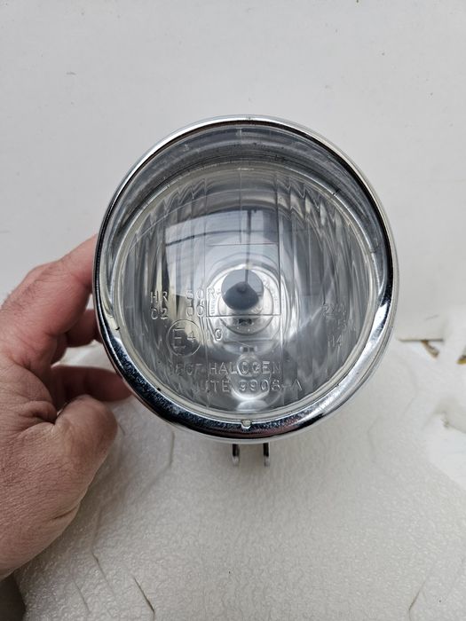 Far cromat Bullet pentru Harley Davidson