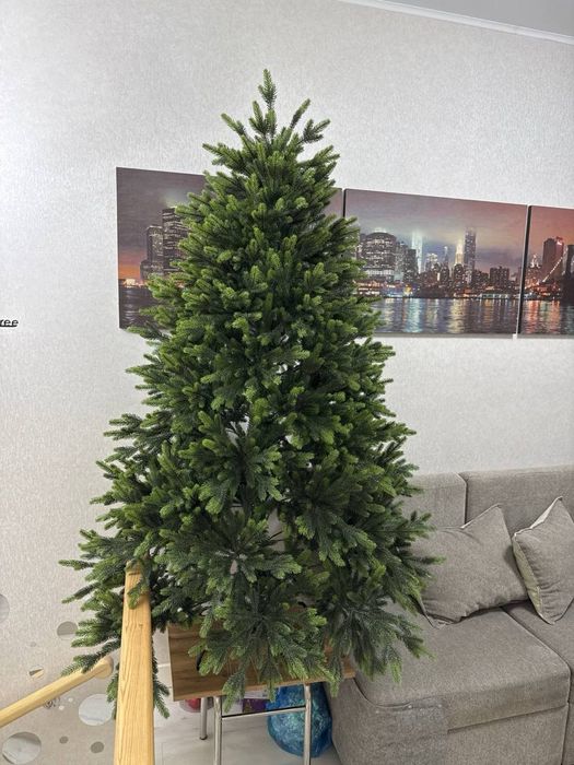 Ёлка полностью гелевая барокко, максимально густая 100% литая